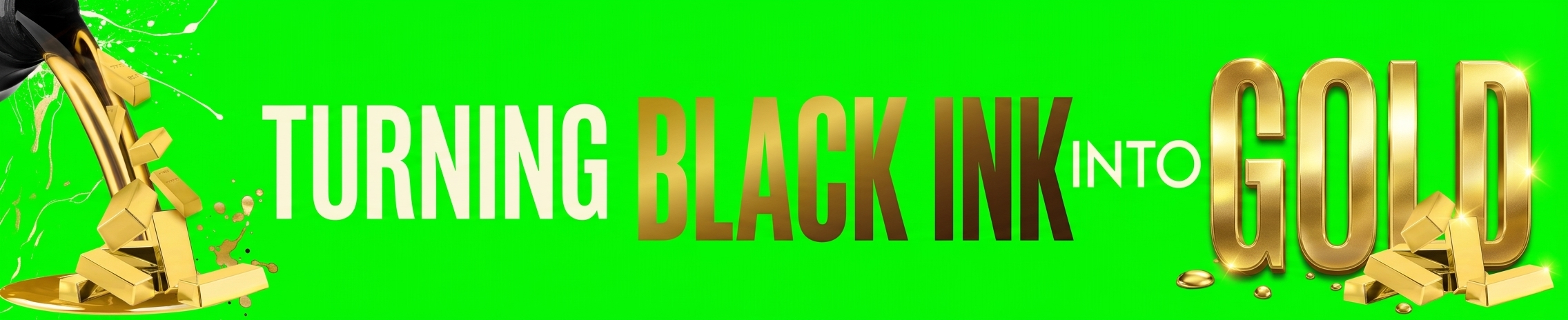 Turning Black Ink Into Gold logo