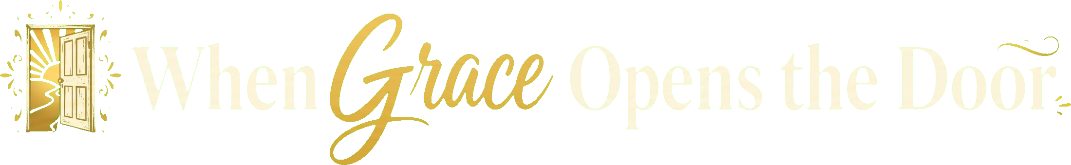 When Grace Opens the Door logo