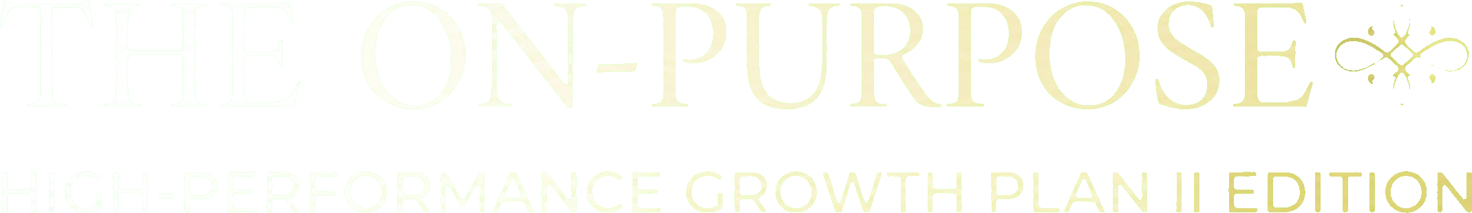 The On-Purpose High-Performance Growth Plan ll Edition logo