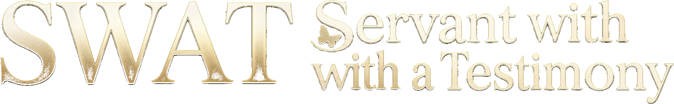 SWAT Servant with a Testimony logo