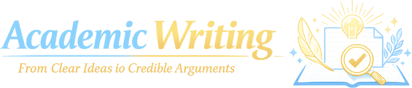 Academic Writing: From Clear Ideas to Credible Arguments logo