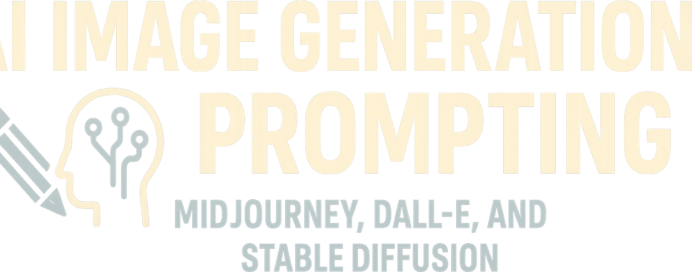 AI Image Generation Prompting: Midjourney, DALL-E, and Stable Diffusion logo