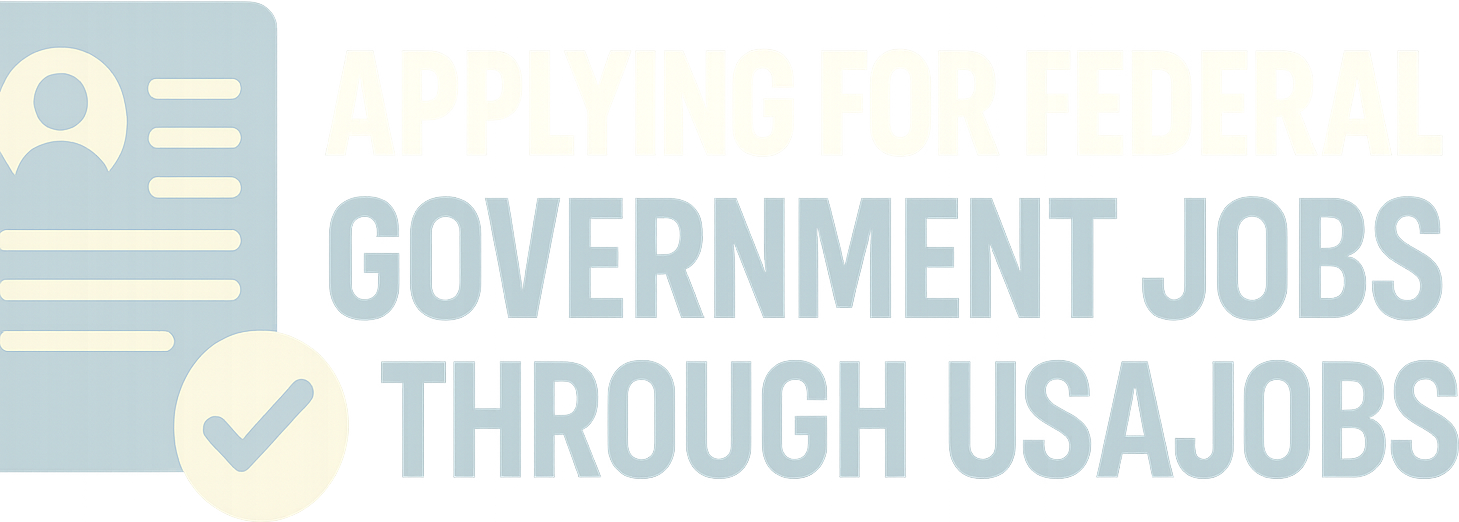 Applying for Federal Government Jobs Through USAJOBS logo
