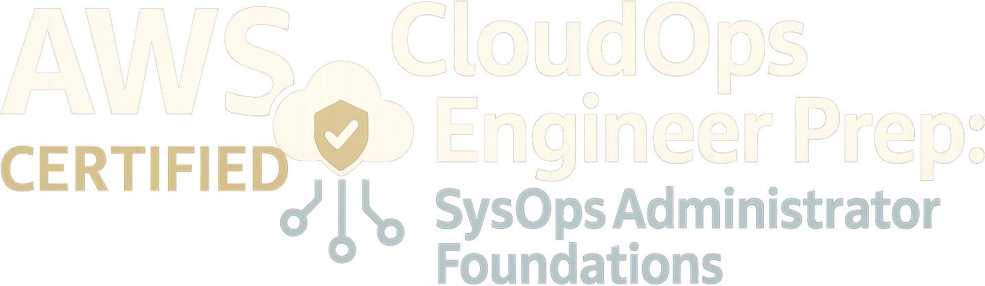 AWS Certified CloudOps Engineer Prep: SysOps Administrator Foundations logo