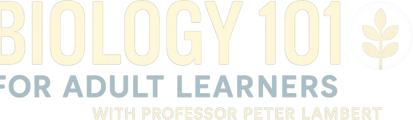Biology 101 for Adult Learners logo