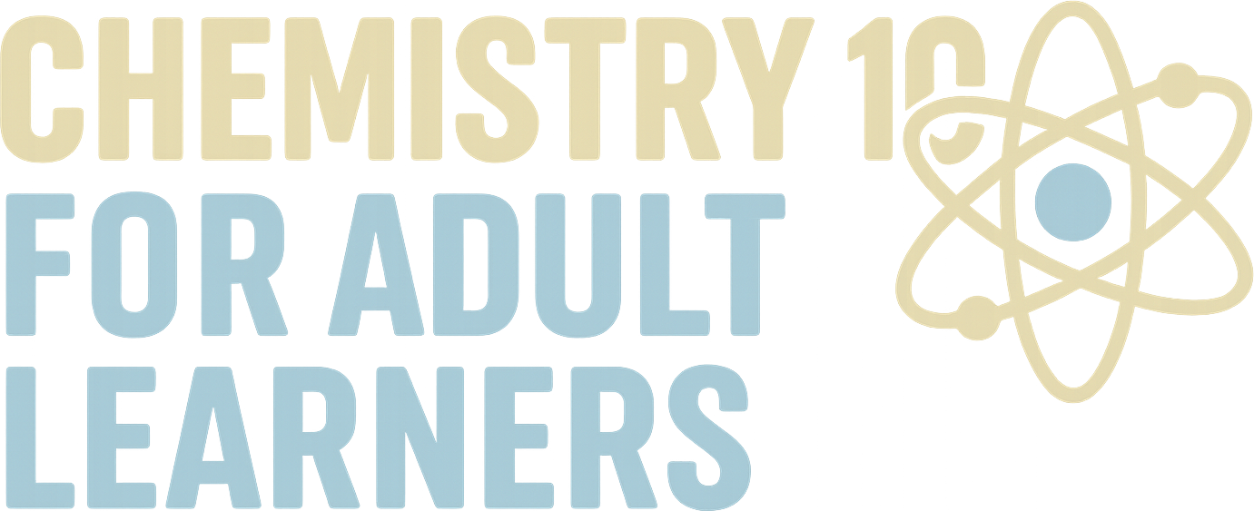 Chemistry 101 for Adult Learners logo