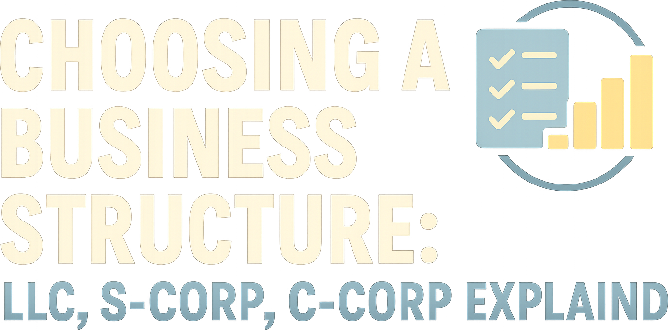 Choosing a Business Structure: LLC, S-Corp, C-Corp Explained logo