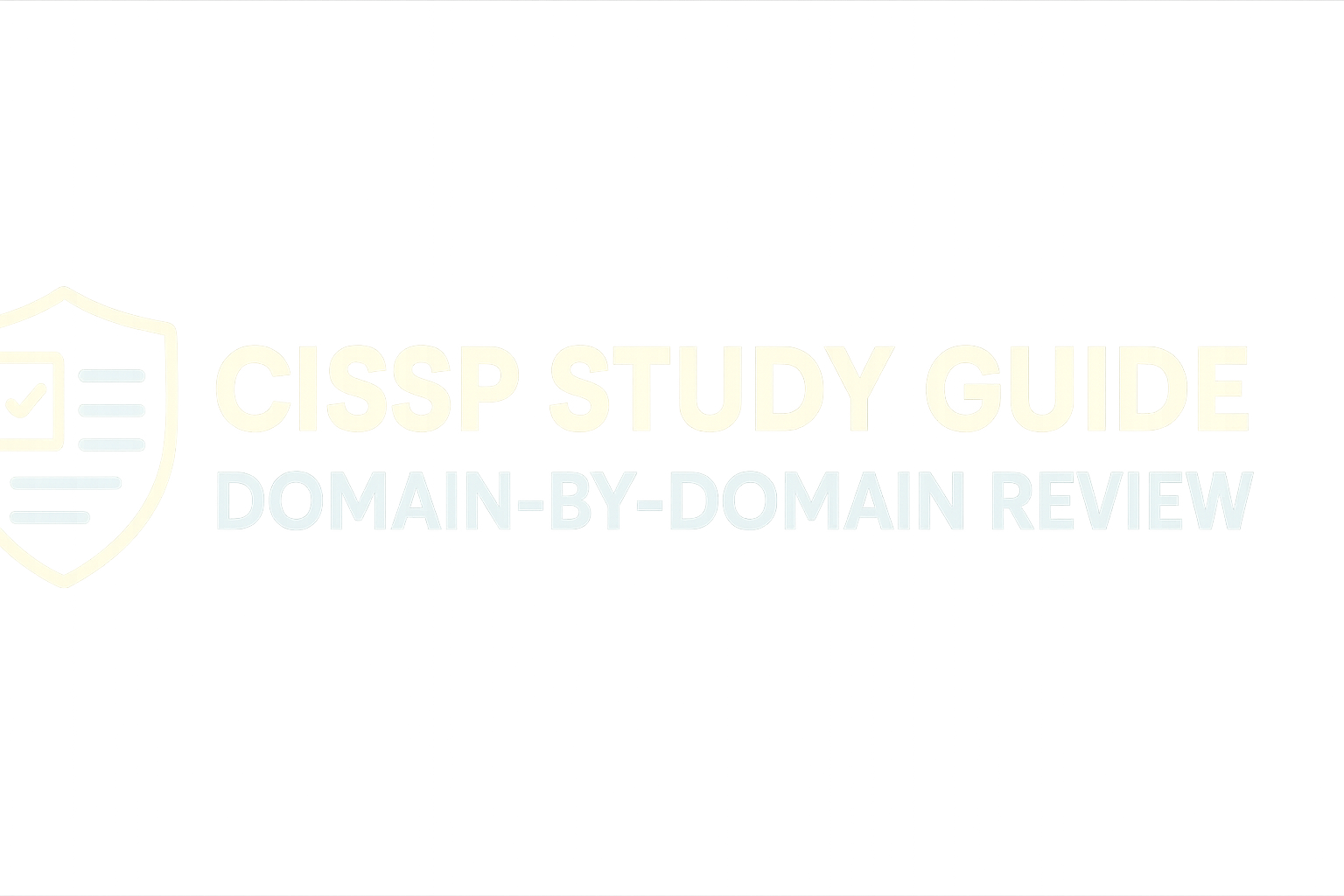 CISSP Study Guide: Domain-by-Domain Review logo