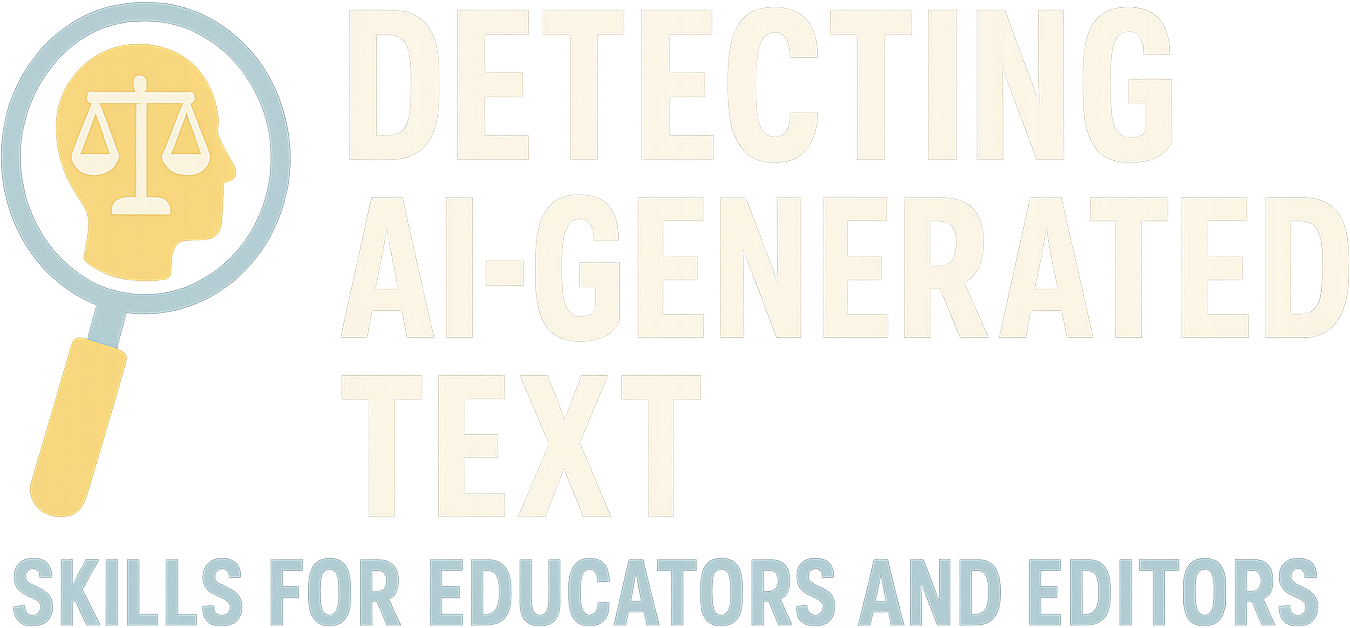 Detecting AI-Generated Text: Skills for Educators and Editors logo