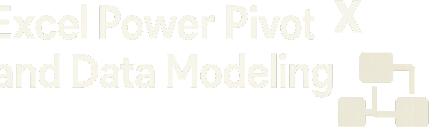 Excel Power Pivot and Data Modeling logo