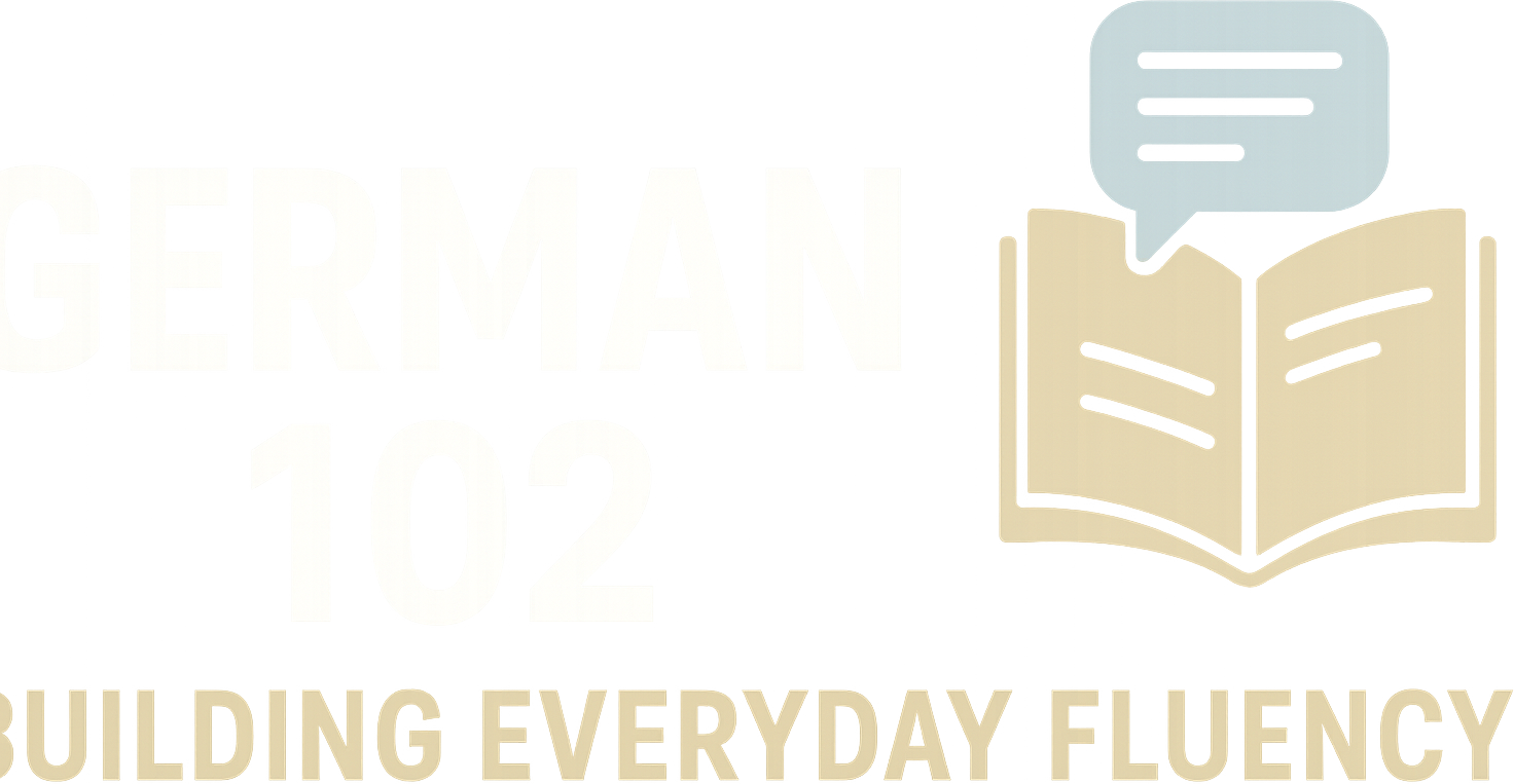German 102: Building Everyday Fluency logo