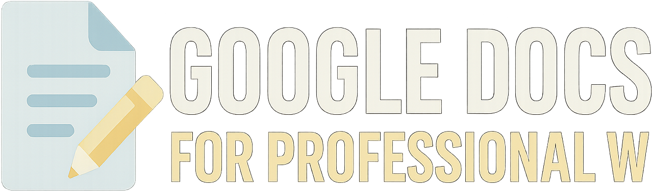 Google Docs for Professional Writing logo