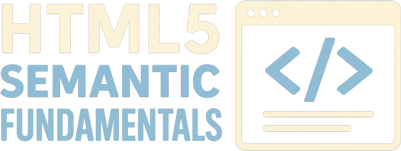 HTML5 Semantic Fundamentals logo
