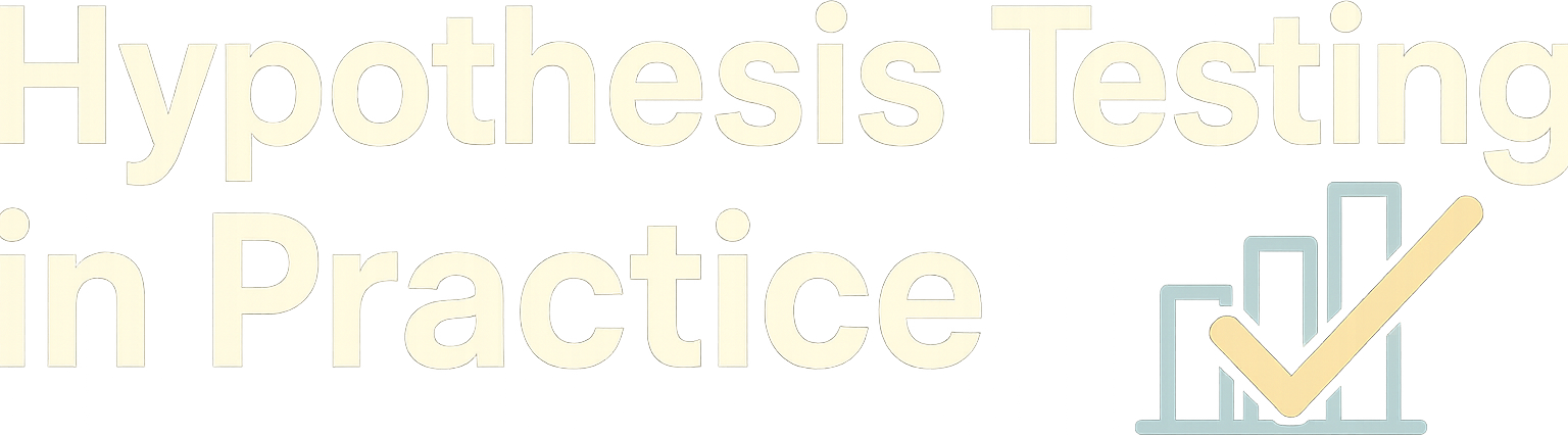 Hypothesis Testing in Practice logo