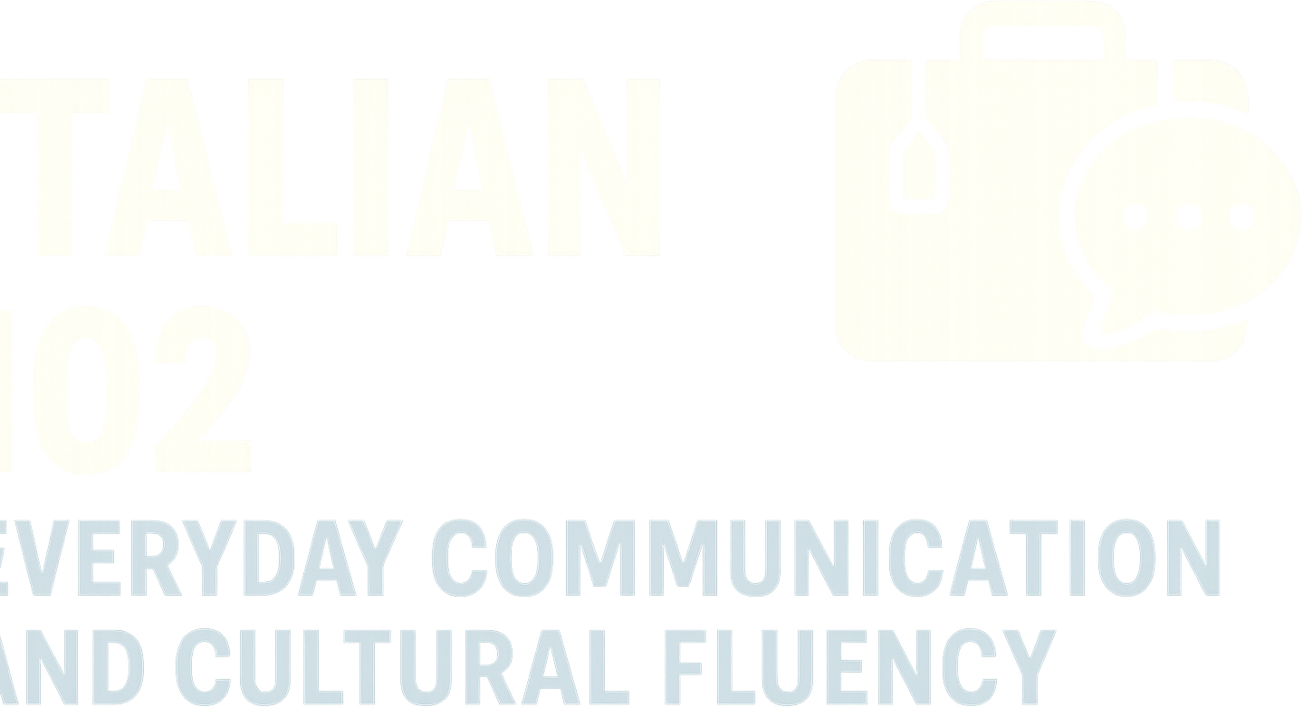 Italian 102: Everyday Communication and Cultural Fluency logo