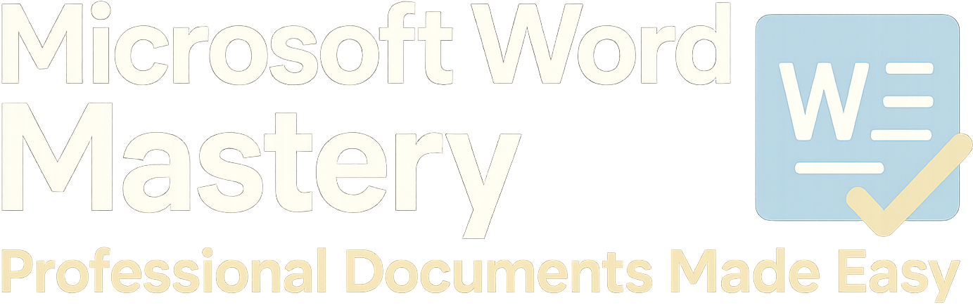 Microsoft Word Mastery: Professional Documents Made Easy logo