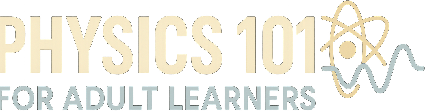 Physics 101 for Adult Learners logo