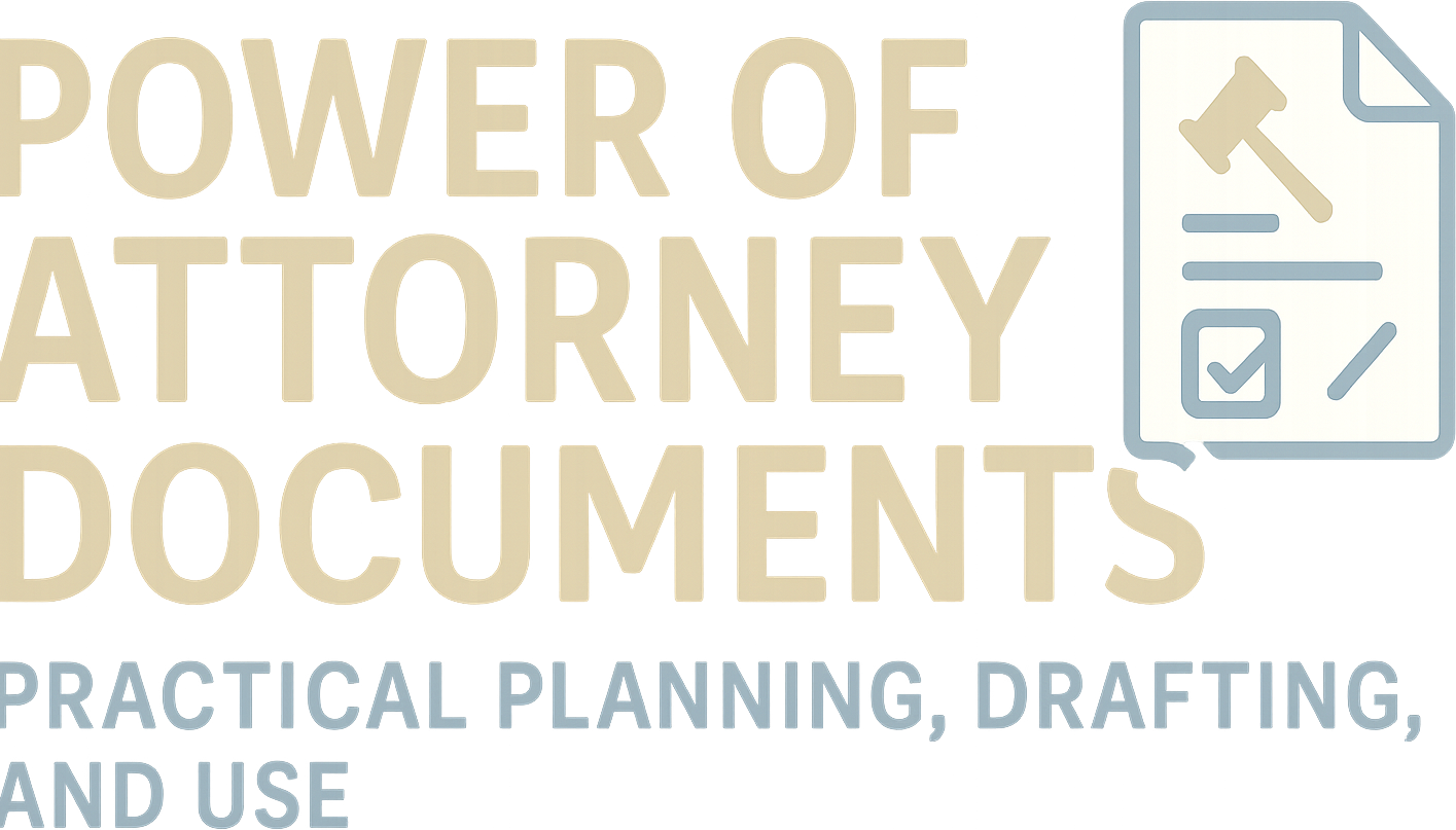Power of Attorney Documents: Practical Planning, Drafting, and Use logo