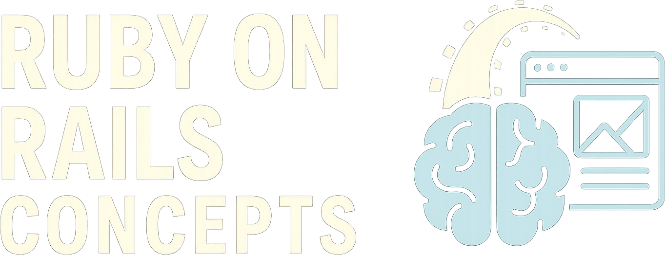 Ruby on Rails Concepts logo