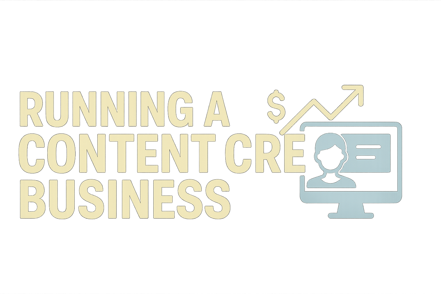 Running a Content Creator Business logo