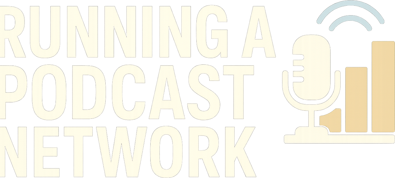 Running a Podcast Network logo