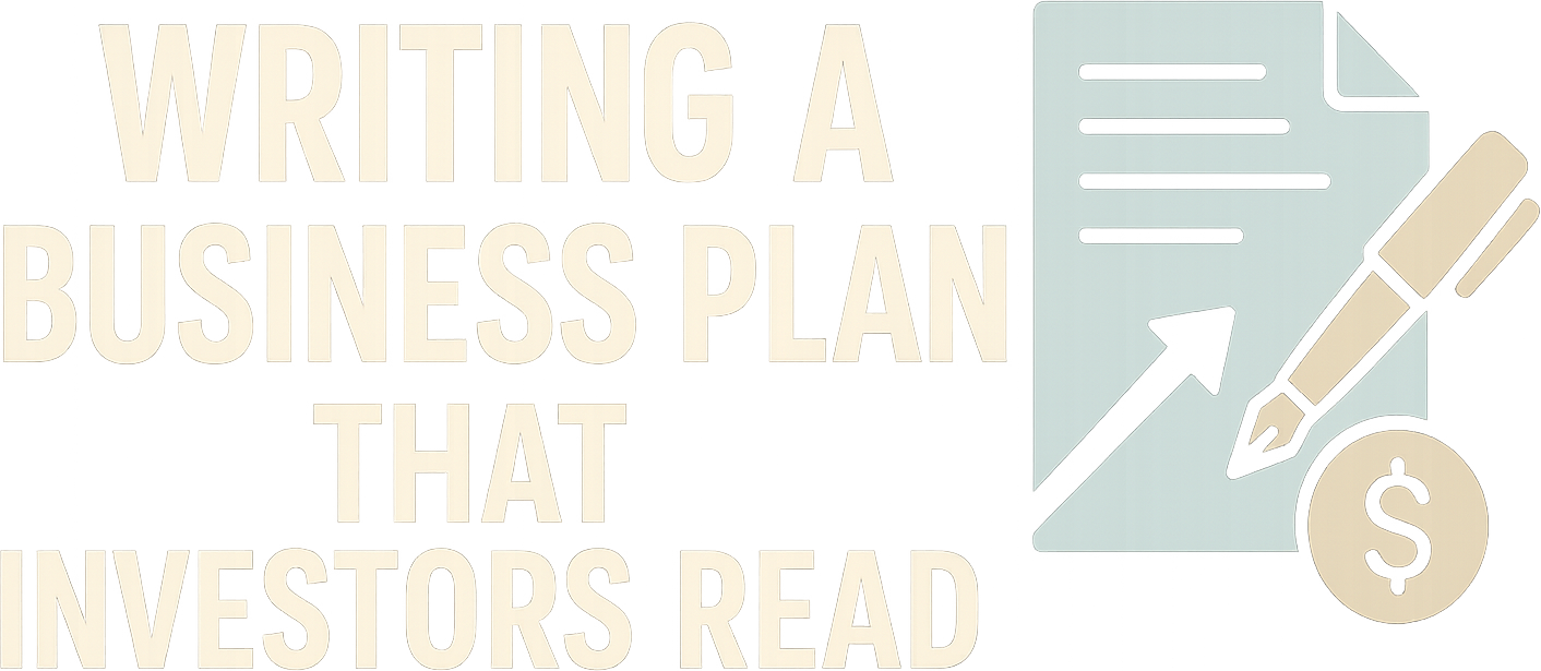 Writing a Business Plan That Investors Read logo