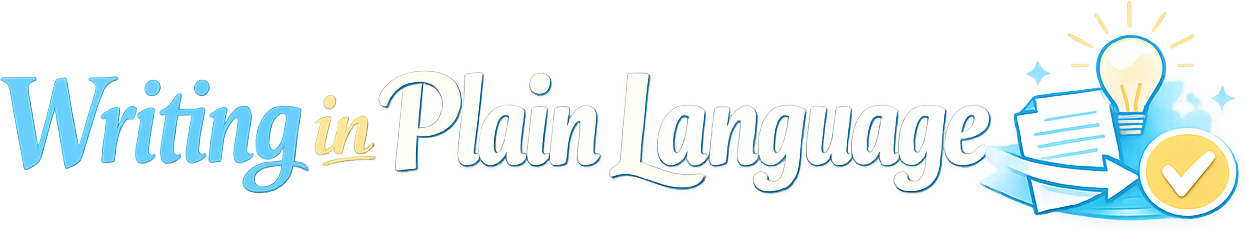 Writing in Plain Language logo