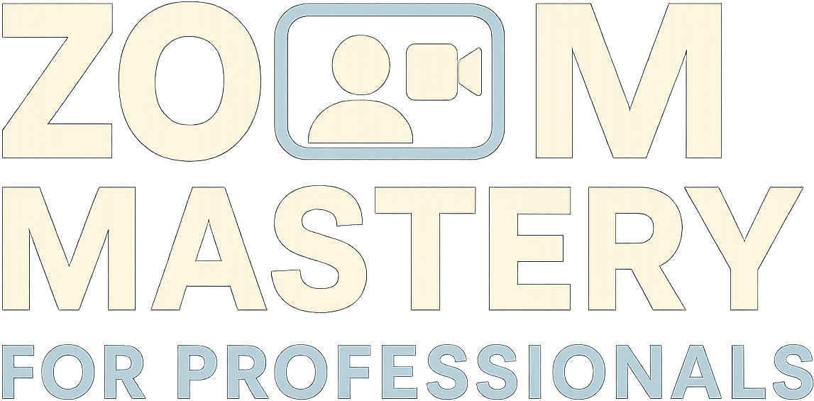 Zoom Mastery for Professionals logo